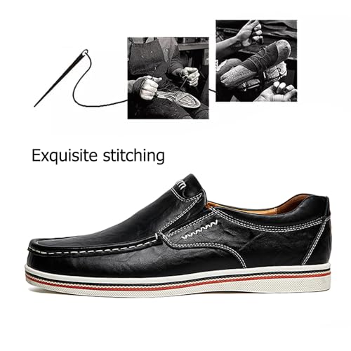 Image of Asifn Men's Casual Driving Loafers Business Leather Men Comfort Shoes Sport Walking Light Moccasin Fashion