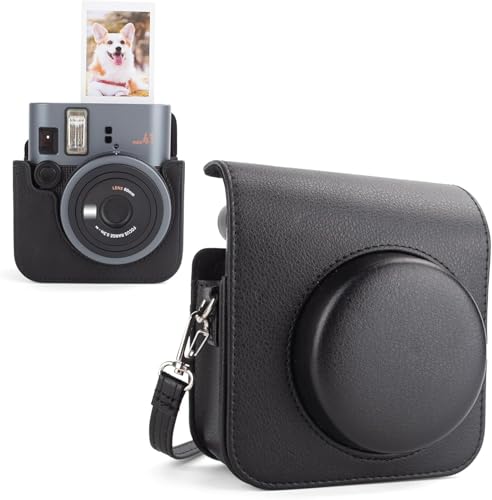 Fujifilm Instax Mini 41 Instant Camera id Bundle - Includes 20 Shots Film, PU Leather Carrying Case, Instax Black Photo Album 64 Pockets, Hanging Wall Album - Image 3