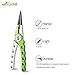 Booms Fishing X1 Aluminum Fishing Pliers Hook Remover, Braided Fishing Line Cutting and Split Ring with Coiled Lanyard and Sheath, Green