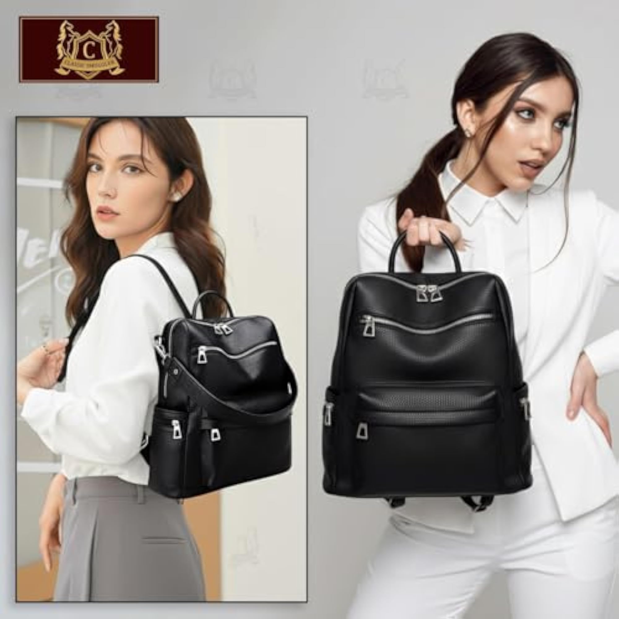 Stylish Convertible Backpack Bag for Women and Girls