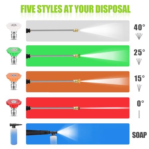 Pecticho 203 Electric Pressure Washer 4800Psi 2.8 Gpm Power Washer thumb #3