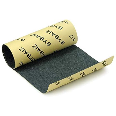 Grip-Tapes für Skateboards 9*33Zoll Sheet Black,Bubble Free Waterproof,Sandpaper for Rollerboard 7.5/7.625/7.75/7.875/8.0/8.125/8.25 Cover