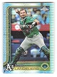 2025 Topps Chrome Prism Refractor #58 Shea Langeliers Athletics MLB Baseball Trading Card