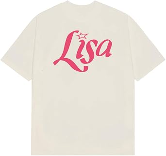 Lisa Unisex Adult Official Logo T-Shirt, Cream