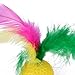 Amaping Cat Toys Toys Set 21 PCS Toys Assortments Including Tunnel Cat Feather Teaser Wand Sisal Mice Bell Crinkle Interactive Cat Toys for Indoor Cats (Green, One Size)