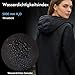 ADUDVLO Leichte Regenjacke Damen, Regenjacke Damen Wasserdicht Atmungsaktiv, Fahrradjacke für Frauen Fahrrad Sport Outdoorjacke (DE/NL/SE/PL, Alphanumerisch, M, Regular, Regular, Schwarz)