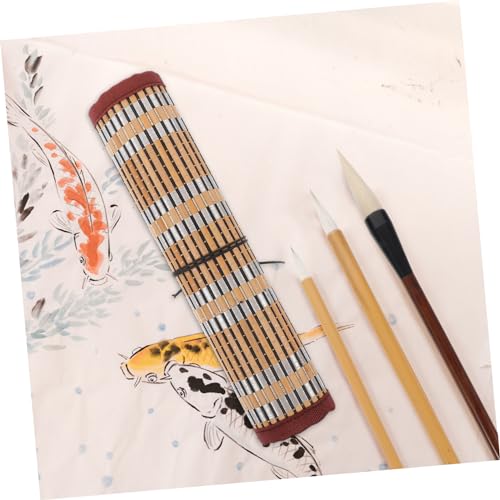 Pinceaux chinois pour peinture pointe fine et haute rétention en set portable d'art