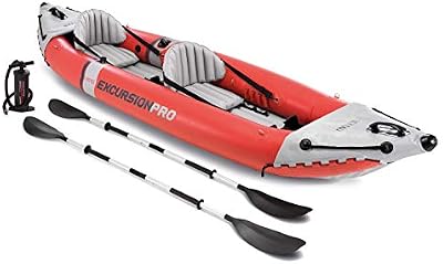 INTEX Kayak Hinchable Excursion Pro Remo + hinchador