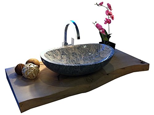 Waschbecken aus Naturstein, Granit, Marmor, Model Monaco 45cm, Juparana Waschbecken aus Naturstein, Granit, Marmor, Model Monaco 45cm, Juparana