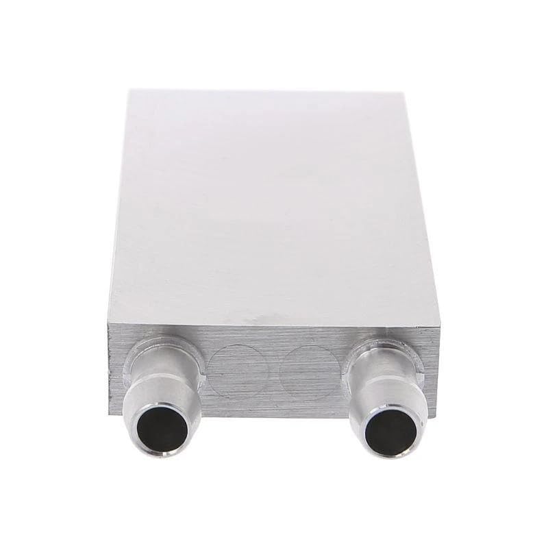 Bloque de refrigeración por agua de aluminio blanco para setup de escritorio silencioso