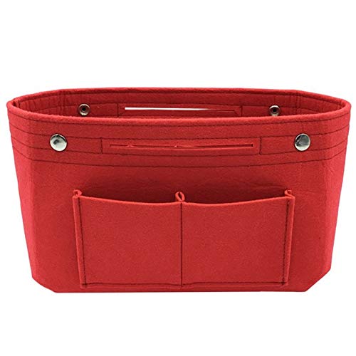 Xigeapg Bolso Interior De Tela De Fieltro Bolso De De Las Mujeres Bolsas Organizador De Almacenamiento De Cosméticos Multi-Bolsillos Bolsas De Equipaje Accesorios