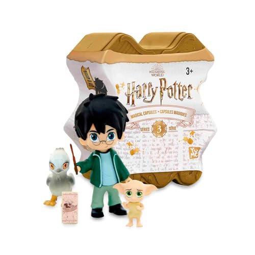 CAPSULAS MAGICAS famosa Harry Potter Série 3, com 10 figuras diferentes de cenas de filmes, bonecas e acessórios de novos personagens, envio de modelo aleatório, multicolorido, tamanho único