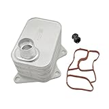 ThpeMakcr 06J117021D Engine Oil Cooler with Gasket Kit Replacement for Audi A4 A6 Q5 Volkswagen Tiguan Jetta Passat