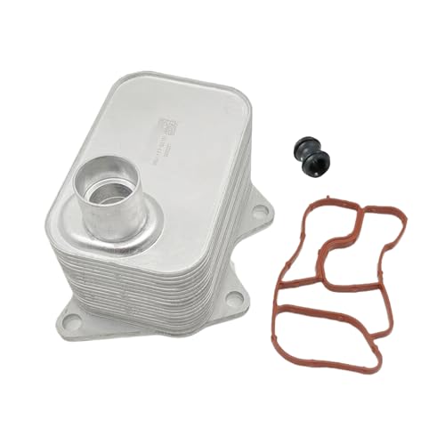 ThpeMakcr 06J117021D Engine Oil Cooler with Gasket Kit Replacement for Audi A4 A6 Q5 Volkswagen Tiguan Jetta Passat