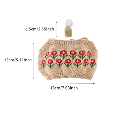 Image of 4 Cup 1.0L-1.2L Tea Pot Cozies Acrylic Teapot Dust Cover Kitchen Home Decorative Tea Pots Cozy with Insulation Pad for Housewife, Friend, Mom Gift for Christmas (coffee)