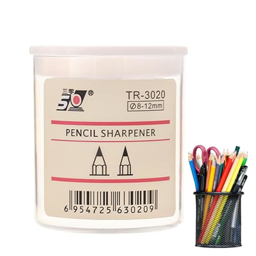手動鉛筆削り - 透明な手鉛筆削り | ポータブルシャープニングツール 子供用 口紅クレヨンシャープニングカッター 自宅/学校/スタジオ用
