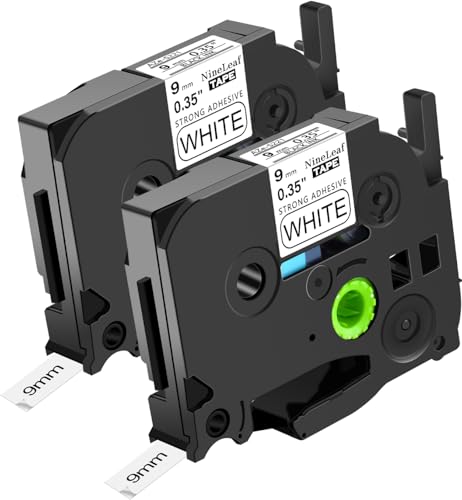 Ruban tzes221 9mm résistant aux décollements pour étiqueteuse Brother P-Touch TZS-221