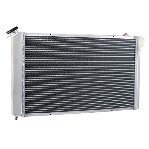 Cubauto Aluminum Radiator For 1973-76 1975 Chevy Chevrolet Corvette Base Stingray 1974 5.7L 7.4L V8 Gas,3 Row Crossflow Radiators #TOP4