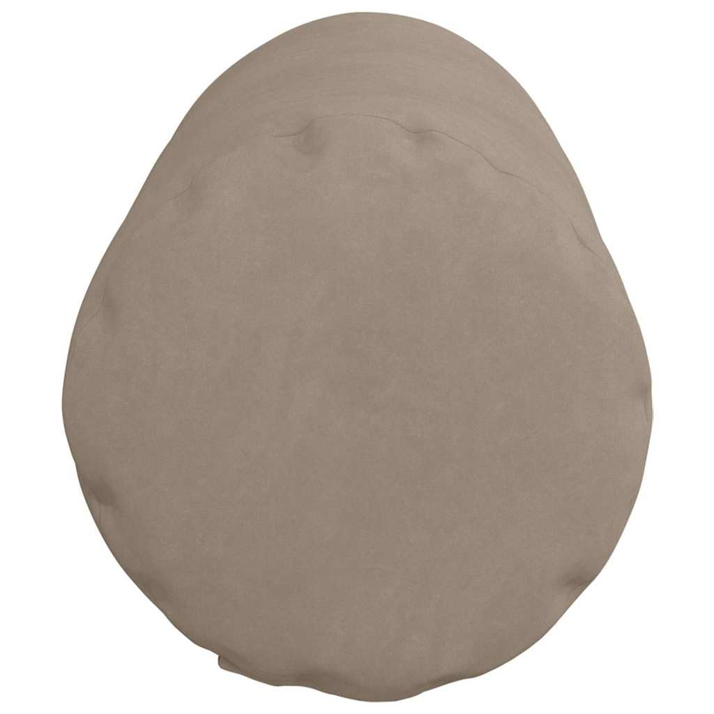 Poduszki rolkowe 2 sztuki kret 25 x 70 cm mikrofibra | Wypełnienie z włókna poliestrowego, zdejmowane poszewki na poduszki, do użytku wewnątrz salonu, sypialni, biura