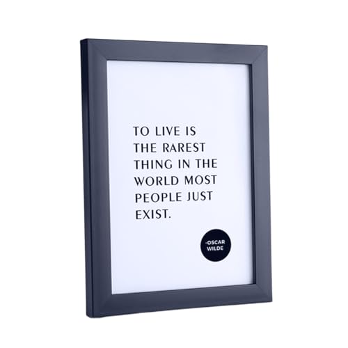 Square Picture Frames 6 x 8 Portrait Photo Frame with Vertical/Horizontal Angle Bracket Photo Frame for Home Office Decoration,XK0242 (Dark Blue,8)