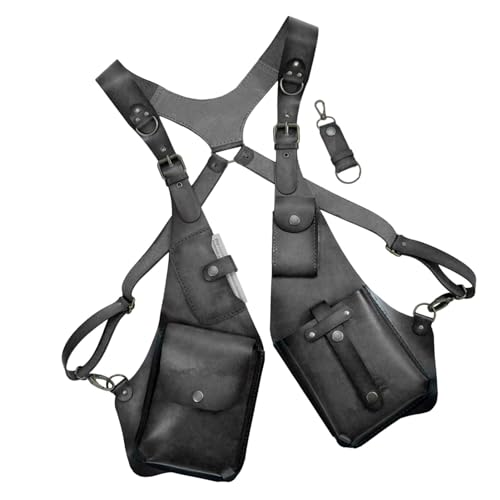 Arnés de piel antirrobo para móvil: protege tus pertenencias con estilo medieval retro ajustable