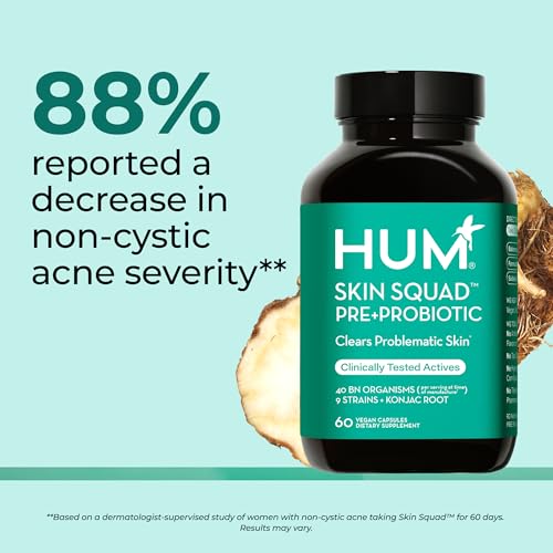 HUM Skin Squad Probiotic Capsules