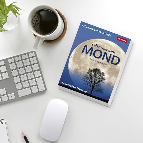 Leben mit dem Mond Tagesabreißkalender 2024: Praktische Tipps Tag für Tag, silver, A3 - Image 2
