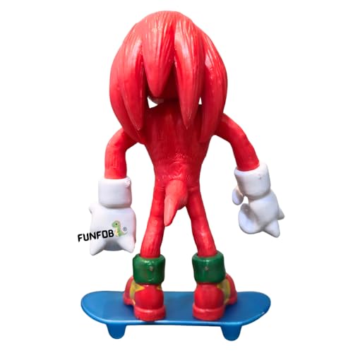 Image of FUNFOB Cartoon Action Figure Height -15cm Collectible for Fans PVC Multicolour | So-nicc - Red Figure