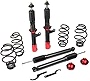 Coilover Struts Spring Shocks Adjustable Height Coilovers Suspension Struts Spring Shocks and Struts ECCPP Fit for 2010-2014 for Volkswagen for Golf /2010-2014 for VW for GTI /11-16 for VW for Jetta