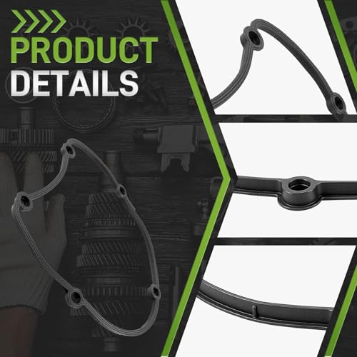 Image of 06H103483C Engine Upper Timing Chain Cover Gasket with Seal Compatible with VW Beetle 2012-2016 Compatible with Passat 2008-2012 Compatible with Audi Q5 2009-2017 Compatible with S6 2012-2014