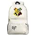 GXB Sacs à Dos pour Les Jeunes Harry Anime Lightning Avatar School Bag Porter Leisure Bag Travel Riding Rucksack Unisex L Blanc 17