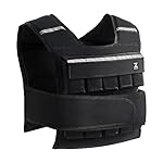 ZELUS 45lb Weighted Vest with Iron Weights for Exercise, Adjustable Weight Vest for Men, Workout Vest for Home Workouts Cardio Strength Training Weight Loss