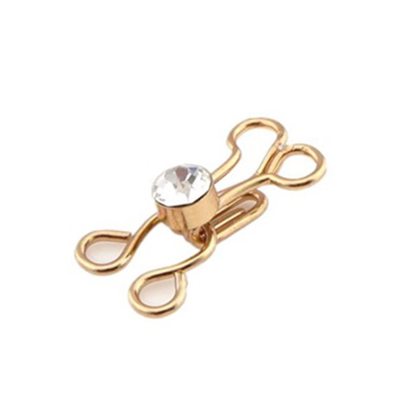 Ganchos De Cuello De Coser Ganchos Adhesivos Para Colgar Costura De Gancho y Ojo Pequeño Kit De Costura Ganchos Para Ropa Hebilla Del Conector Del Sujetador