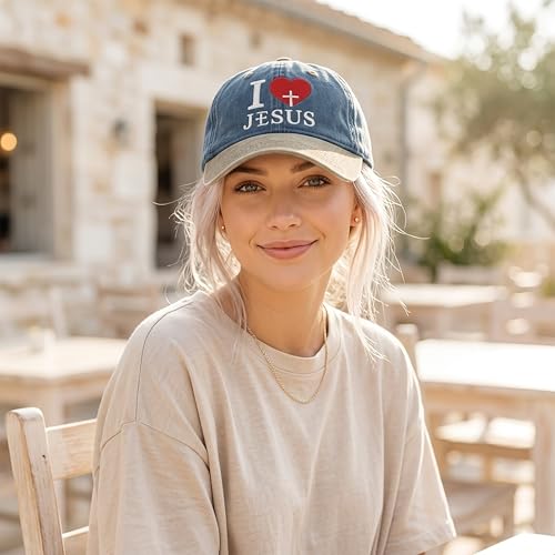 Image of I, Love Embroidered Baseball Cap