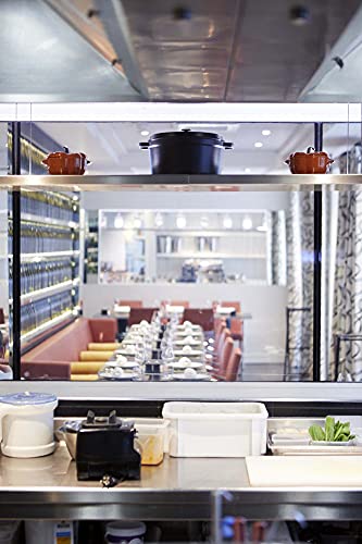 Image of STAUB Cast Iron Dutch Oven 9-qt Round Cocotte, Made in France, Serves 9-10, Black Matte