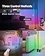 Miortior LED Stehlampe Wohnzimmer, 2PCS RGB Standleuchte Dimmbar mit Fernbedienung & App-Steuerung, Musik Sync, 16 Millionen Farben, 68 Szenenmodi, Ecklampe RGB für Wohnzimmer Schlafzimmer Gaming-Raum
