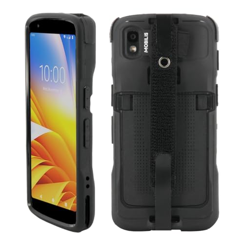 MOBILIS Coque pour Terminal Zebra TC22 TC27 avec Patte de Saisie Antichute & Porte-Stylet, Etui Renforcé Protection Militaire Fabriqué en France, Compatible...