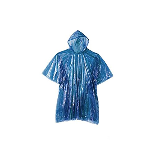 Simply Gorgeous Urgence Poncho de Pluie Manteau imperméable Cape Mac Festival, Le Camping, Les Parcs à thème jetables ou réutilisables et Plus - Bleu