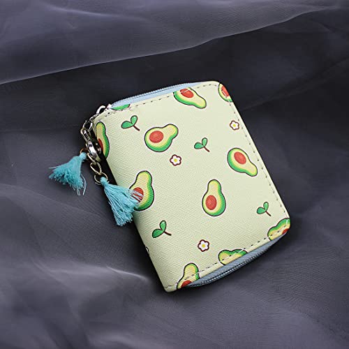 MayeBridge Lovely Avocado Pattern Clutch Wallets PU Leather Change Clasp Card Case Wallets Girls Christmas Gift(Avocado0514)4