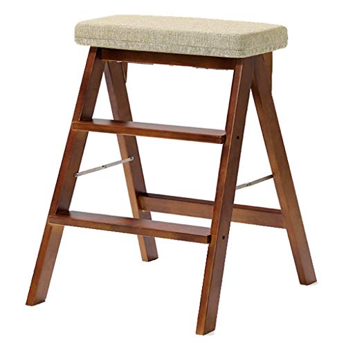 Escabeau à double usage domestique et extérieur en bois table rase