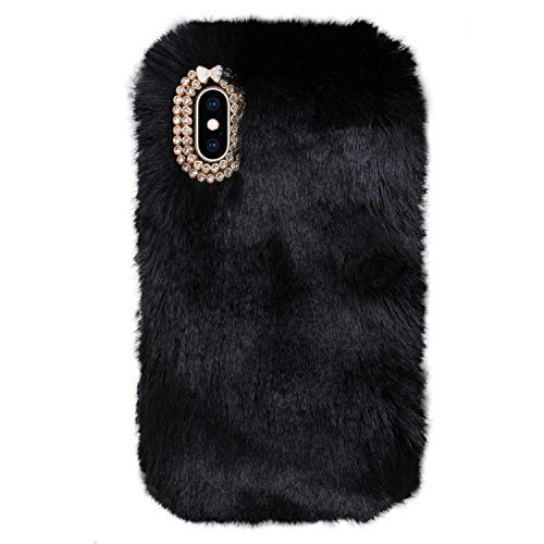 Lchda Plush Case For Iphone Xr 6.1 Inch 2018 Rabbit Fur Case thumb #1