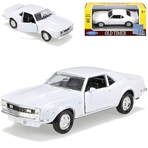 Welly Chevrolet Chevy Camaro Z28 Coupe White 1966-1969 ca 1/43 1/36-1/46 Model Car