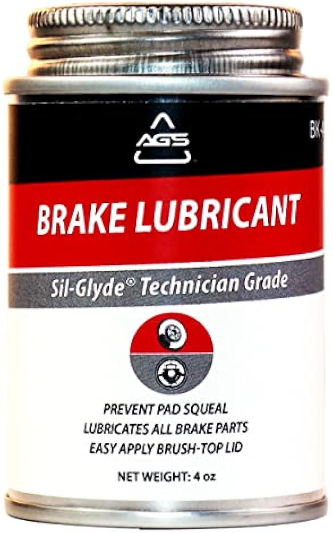 AGS Automotive Solutions Brush Top Can Silicone Based Brake Assembly Lubricant, 4 Ounces