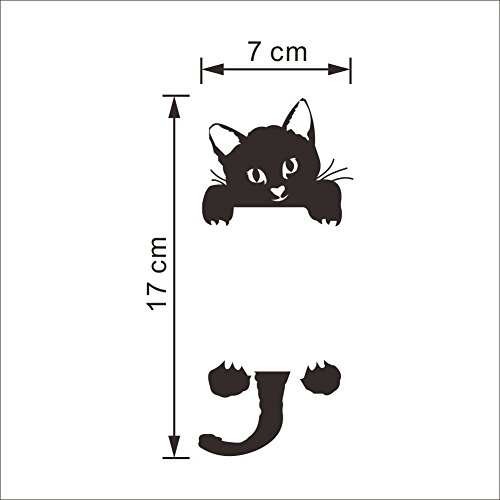 Vinilo Decorativo Gato para Interruptor de Luz miniatura 2