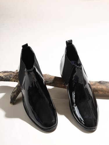 Image of Men's Slip On Fashion Chelsea Boots | High Tops, Soft Cushioned Insole, Comfortable Fit, Trendy, Stylish Boots