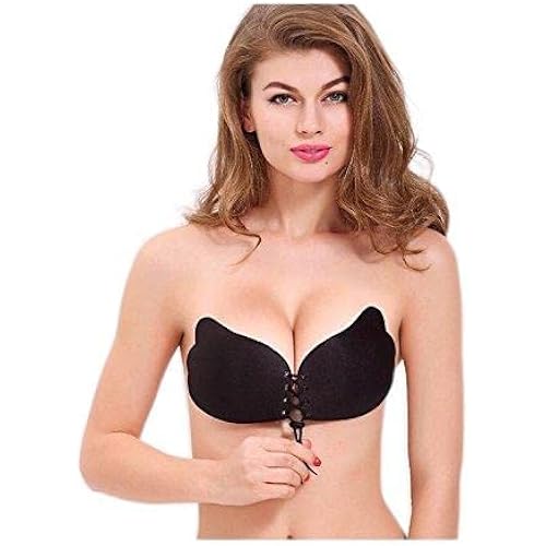Strapless Womens Wing Shaped Bra New Silicone Improved Skin Safe Self Adhesive