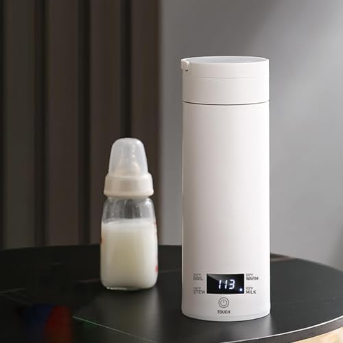 Hervidor eléctrico portátil Dioche 450ml acero inoxidable miniatura 5
