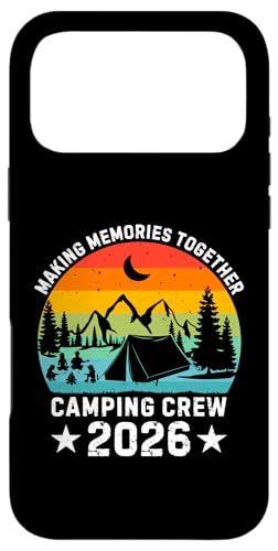 Family Camping Crew 2026 Tees Outdoor Camping Group Matching �X�}�z�P�[�X iPhone 17 Pro Max �p
