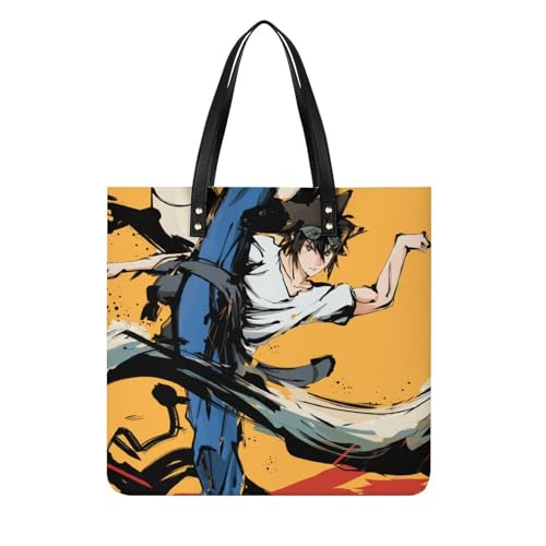 Sac à main tote bag anime garçon pour femmes de 39x39cm
