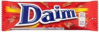 Daim Crunchy Caramel Bar - 28g - Pack of 10 (28g x 10 Bars)